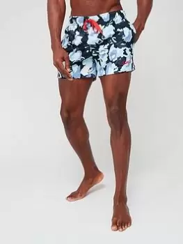 Image of HUGO Memo Swimshort, Blue, Size L, Men