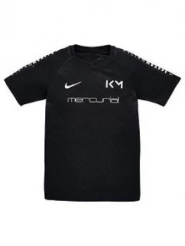 Image of Nike Junior Kylian Mbappe Tee - Black