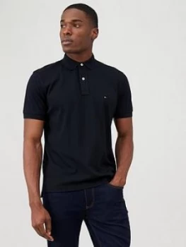 Image of Tommy Hilfiger Core Polo Shirt - Black Size M Men