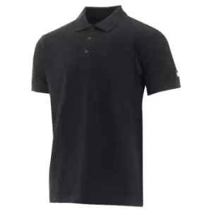 Image of Caterpillar Mens Essentials Polo Shirt (M) (Black)