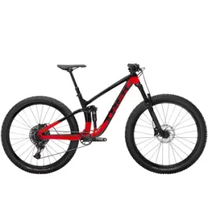 Image of 2022 Trek Fuel EX 7 Full Suspension Mountain Bike in Trek Black and Radioactive Red