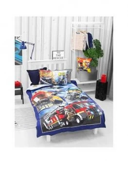 Image of Lego City Adventures Town Single Duvet Cover And Pillowcase Set