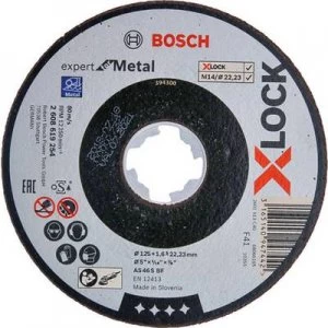 Image of Bosch X Lock Expert Metal Cutting Disc 125mm 1.6mm 22mm