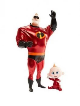 Image of Disney The Incredibles Incredibles 2 11" Mr. Incredible And Jack Jack Action Doll