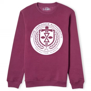 Image of Marvel Loki Time Variance Unisex Sweatshirt - Burgundy - L
