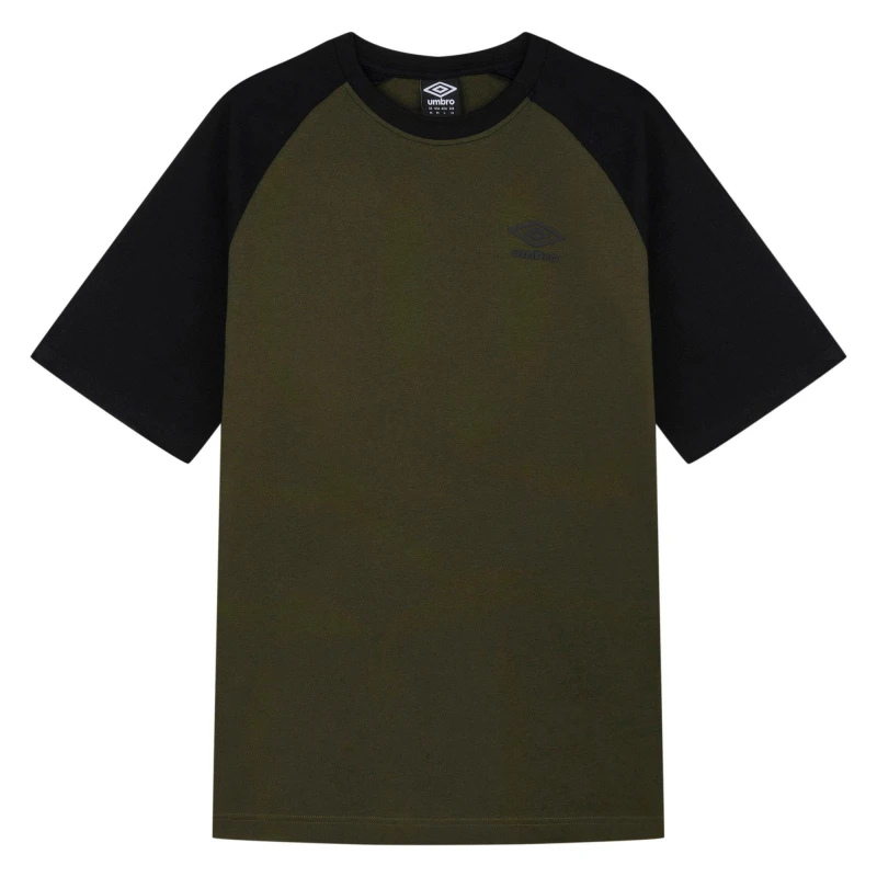 Image of Umbro Cr Raglan Tee - Green Green S