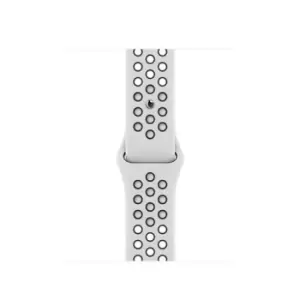 Image of Apple ML843ZM/A Smart Wearable Accessories Band Black Platinum Fluoroelastomer