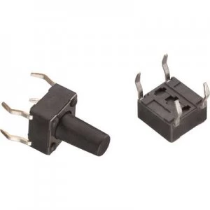 Image of Wuerth Elektronik WS TSS 430186095716 Pushbutton 12 Vdc 0.05 A 1 x OffOn momentary