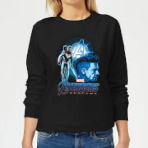 Image of Avengers: Endgame Hawkeye Suit Womens Sweatshirt - Black