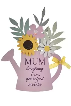 Image of The Cottage Garden Mum Watering Can Plaque