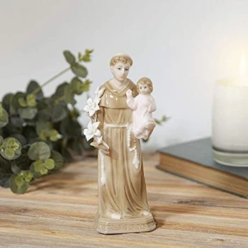 Image of Faith & Hope Ceramic Figurine - Saint Anthony
