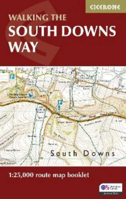 Image of The South Downs Way Map Booklet : 1:25,000 OS Route Mapping Paperback / softback