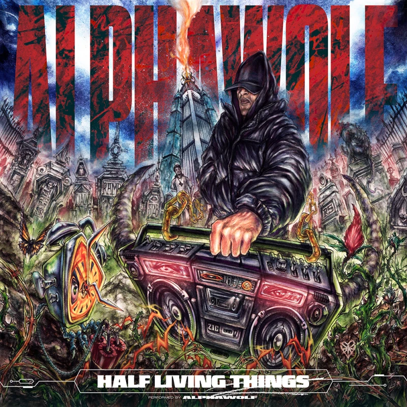 Image of Alpha Wolf Half living things CD multicolor Onesize Unisex