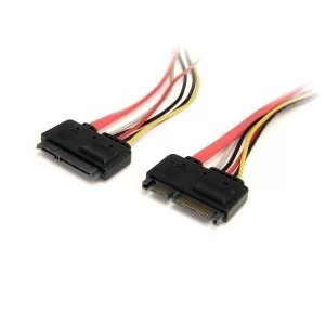 Image of 12" 22 Pin SATA Power and Data Extension Cable
