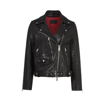 Image of AllSaints Dren Biker - Black