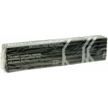 Image of 10103/38 Colour Clay 500g- Black - Scola