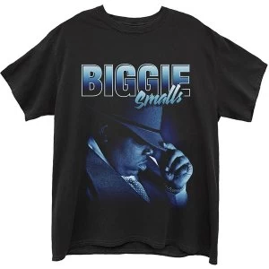 Image of Biggie Smalls - Hat Unisex Medium T-Shirt - Black