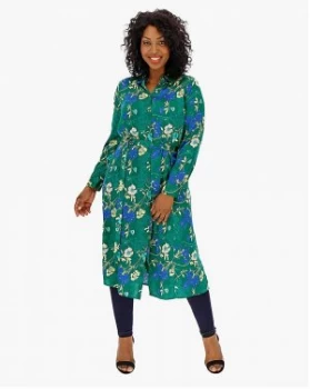 Image of Lovedrobe Bright Floral Maxi Shirt