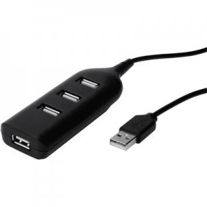 Image of Digitus AB-50001-1 4 ports USB 2.0 hub Black