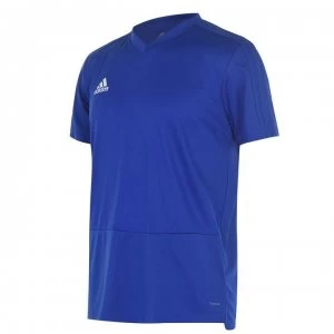 Image of adidas Climacool V Neck T-Shirt Mens - Royal