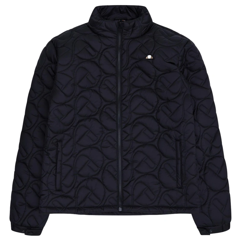Image of Ellesse Mens Vill Quilted Jacket Black male X Small