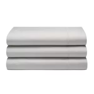 Image of Belledorm Cotton Sateen 1000 Thread Count Flat Sheet (Single) (Ivory)