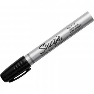 Image of Sharpie Small Bullet Tip Permanent Marker Pen Black Pack of 1