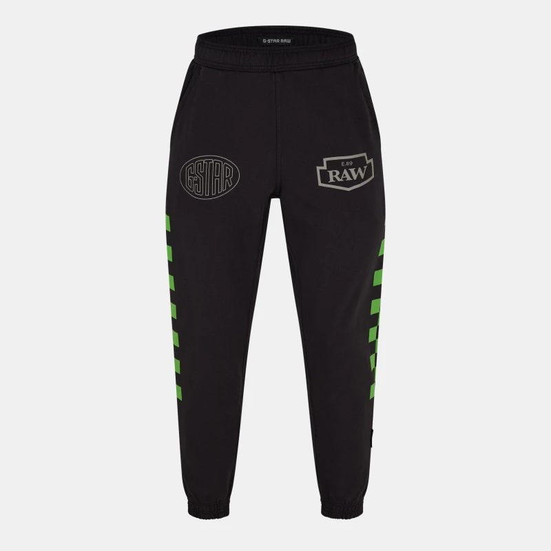 Image of G Star Moto Graphic Sweat Pants Dk Black male Small
