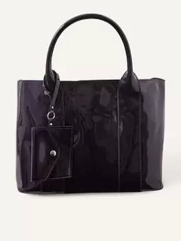 Image of Accessorize Patent Handheld, Navy, Women