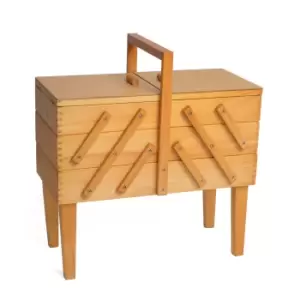 Image of Hobby Gift 3 Tier Medium Cantilever Box on Legs Brown