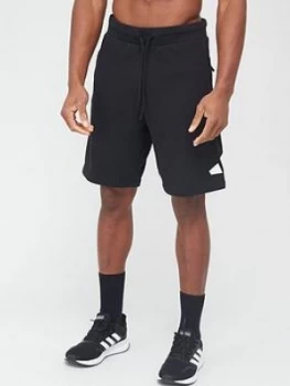 Image of Adidas Fleece Short - Black
