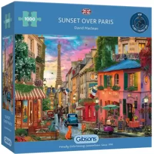 Image of Sunset over Paris Jigsaw Puzzle - 1000 Pieces