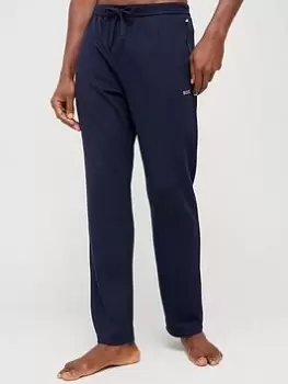 Image of BOSS Bodywear Waffle Lounge Pants - Dark Blue, Dark Blue, Size L, Men