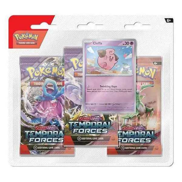 Image of Pokemon TCG Scarlet & Violet 5 Temporal Forces 3 Pack Booster (1 At Random)