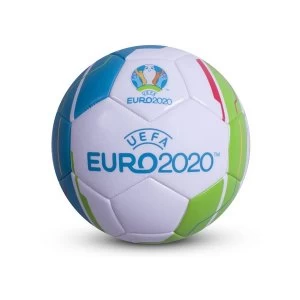 Image of Euro 2020 Football Size 5 White Blue Green