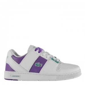 Image of Lacoste 90 Thrill Trainers - White/Purple