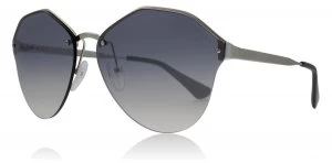 Image of Prada PR64TS Sunglasses Silver 1BC5R0 66mm