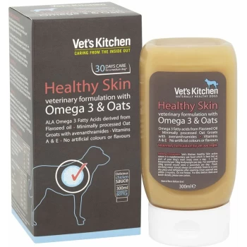 Image of Vet'S Kitchen Healthy Skin Omega 3 & Oats - 300 Ml - VKS02