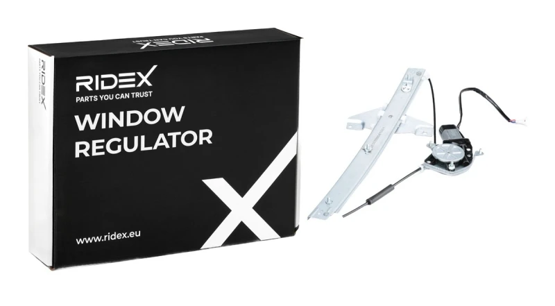 Image of RIDEX 1561W0297 Window regulator Right, Operating Mode: Electric, with electric motor Window Winder (1561)