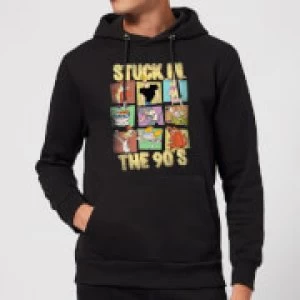 Image of Cartoon Network Stuck In The 90s Hoodie - Black - XL