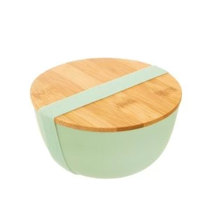 Image of Sass & Belle Mint Green Bamboo Bowl with Lid