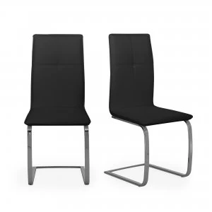 Image of Juno Set of 2 Dining Chairs Black