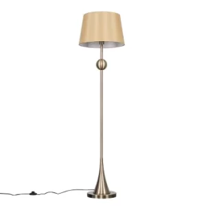 Image of Gillespie Floor Lamp in Antique Brass