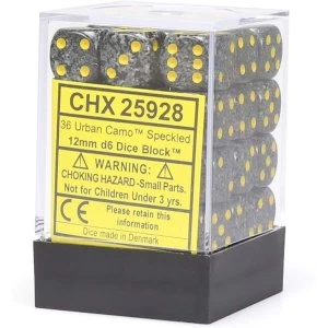 Image of Chessex Speckled D6 Dice Set of 36 - Urban Camo