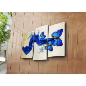 Image of 3KBPAT-32 Multicolor Decorative Canvas Painting (3 Pieces)