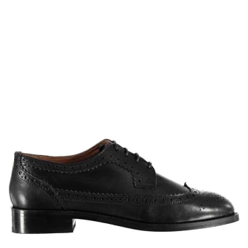 Image of Linea Brogue Shoes - Black