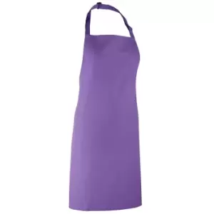 Image of Premier 'colours' Bib Apron / Workwear (pack Of 2) (one Size, Rich Violet)