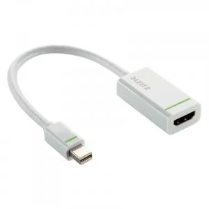 Image of Leitz White Complete Mini DisplayPort to HDMI Adapter 63100001