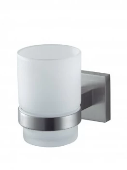 Image of Aqualux Haceka Mezzo Tec Glass Holder - Chrome