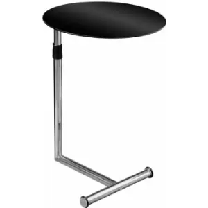 Image of Premier Housewares - Black Tempered Glass Snack Table
